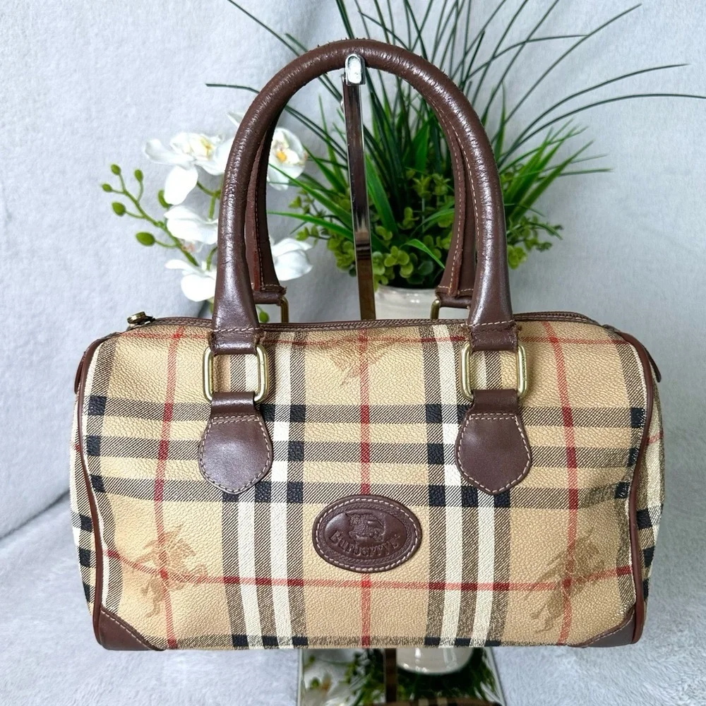 ❤️Vintage Burberrys Boston Bag - Picture 2 of 15